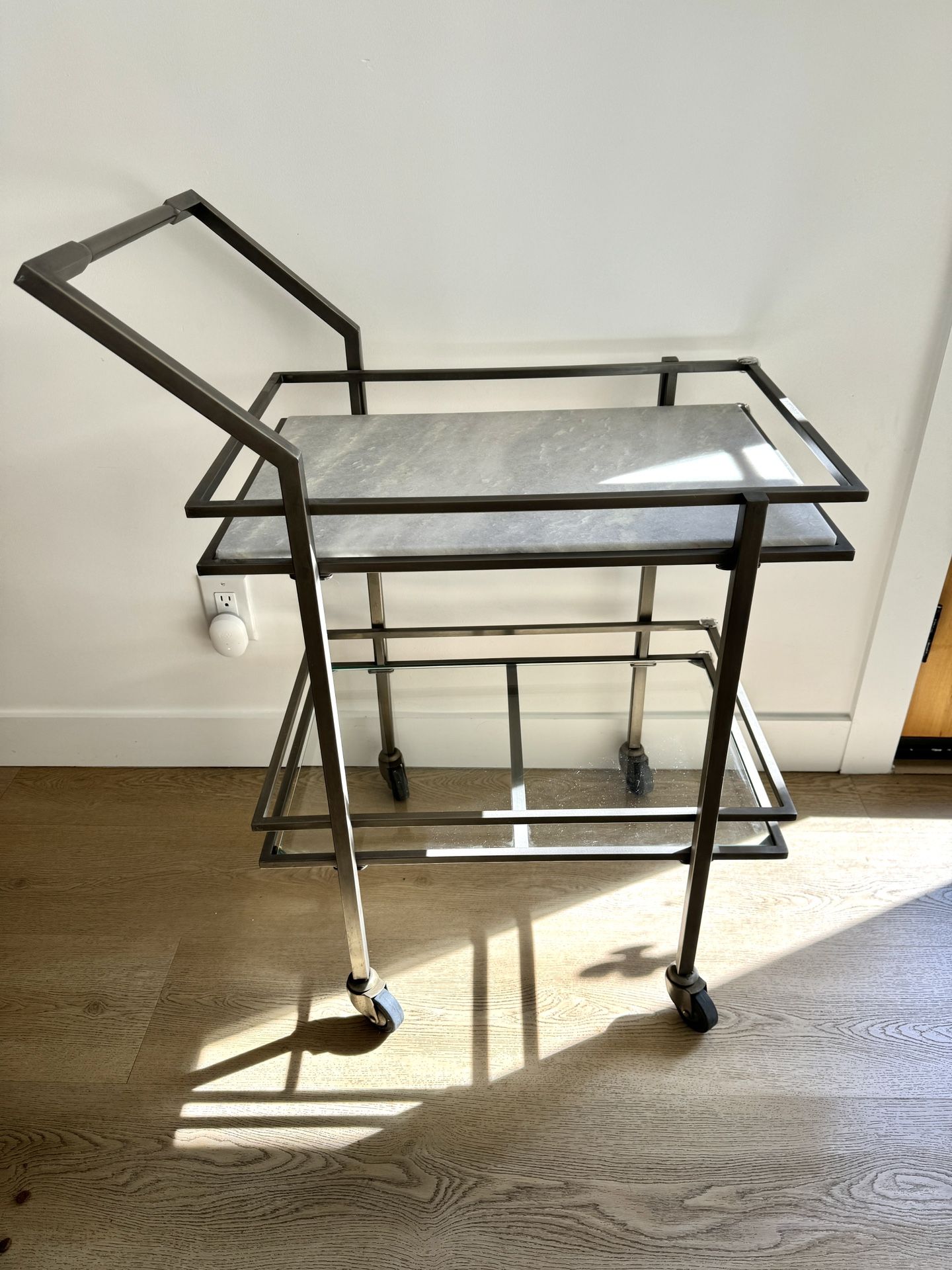 Beautiful Crate & Barrel Bar cart