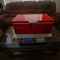 Coleman metal cooler 48qt