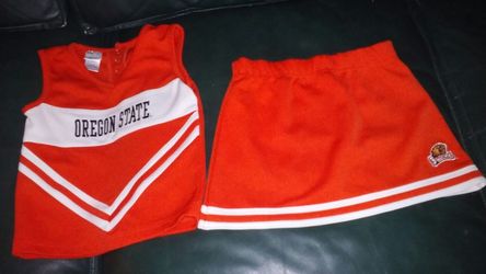 Oregon beavers top and skirt