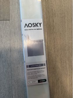 AOSKY Blackout Roller Shades. 56" W - 72" H. High quality, brand new, sealed.