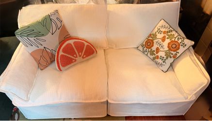 White love seat Sofa