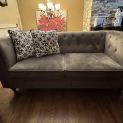 Grey Loveseat Set