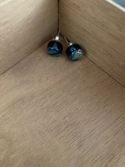 Glass earrings