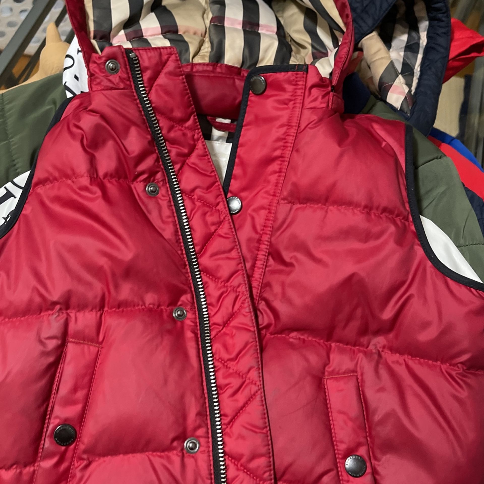 Burberry Puffer Vest Kids Size 4