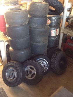 Go kart and mini bike tires