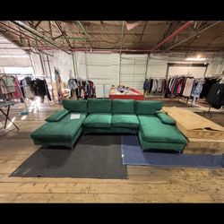 Green Sectional Sofa 