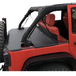 Tonneau Cover for Jeep Wrangler JK Unlimited (2007- 2018) 4 Door Rear Trunk Cover