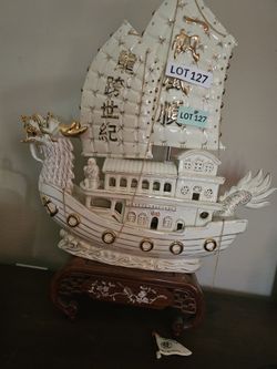 Chinese Dragon Boat Ship OBO