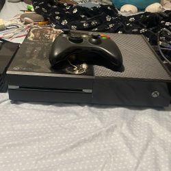 Xbox One With Controller, Cords & Games