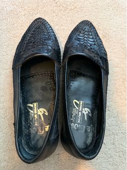 Giorgio Brutini Le Glove black leather loafers, Size 7.5