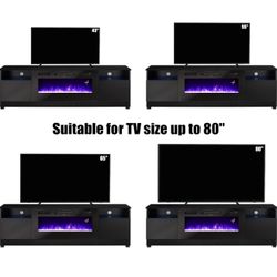 TV Stand Electric Fire Place 
