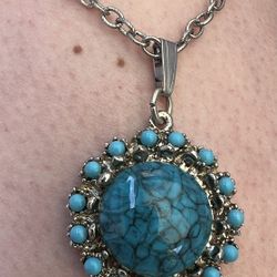 Vintage Turquoise Necklace 