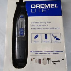 Dremel 7760-N/10W 4V Lite Lithium Ion Cordless Rotary Tool with 10 Accessories

