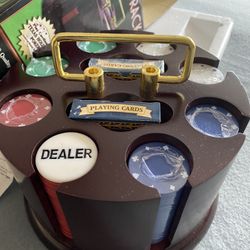 Poker Rack, New- 200 chips