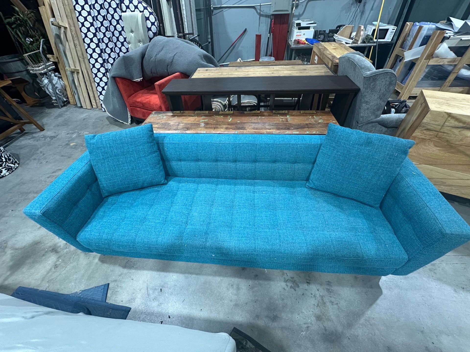 Turquoise Sofa