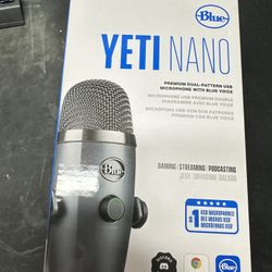 Blue Yeti Nano Premium Dual-Pattern Microphone 