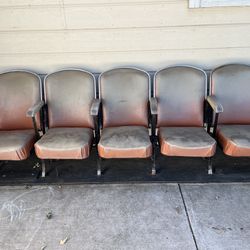 5 Seat Theater Bench 