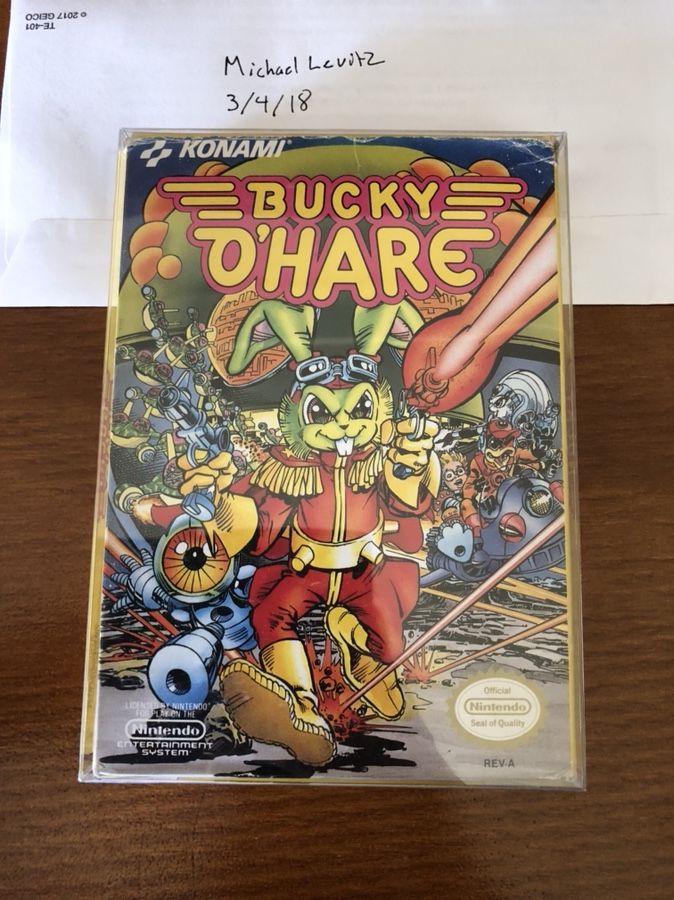 Rare Bucky O’ Hare NES cib