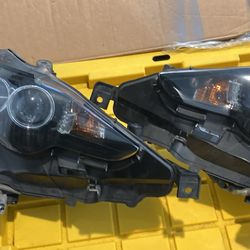 2014 2015 2016 LEXUS IS200 IS350 LEFT & RIGHT SIDE F-SPORT LED HEADLIGHT OEM