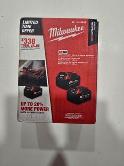 Milwaukee M18 XC5.0 Batteries 2-pack For 110