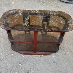Glass TV Stand