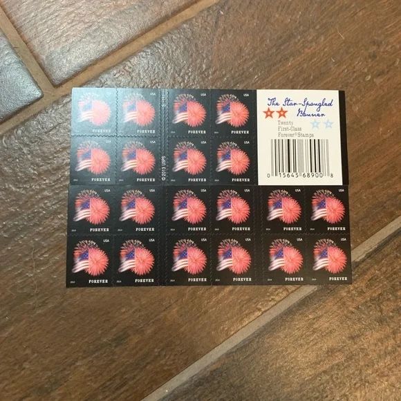 1000 The Star Spangled Banner US Postage Forever Stamps