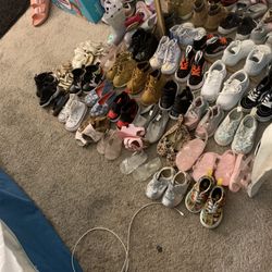 Kid Shoes 2c-5c 30+ Pair Shoes Great Condition Everything For 200.00