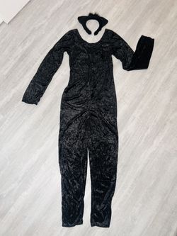 Cat Halloween Cosplay Suit Costume With Headband Womens Size Small