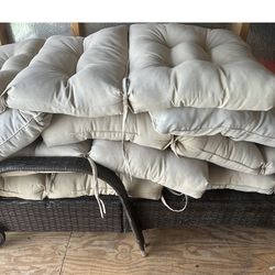 Various Thick Outdoor Chair Cushions 