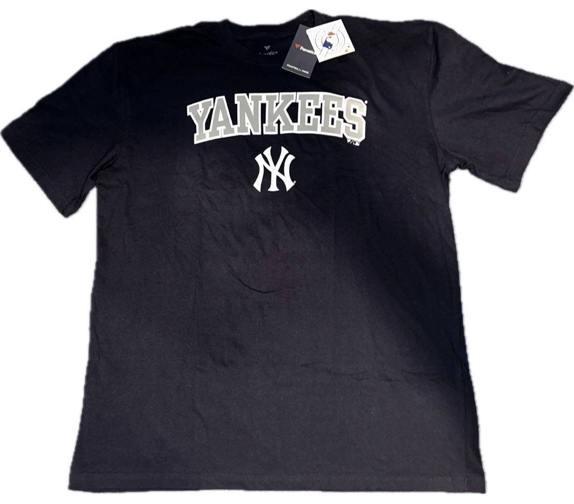 New York Yankees Fanatics Blue T Shirt Mens XLT NWT