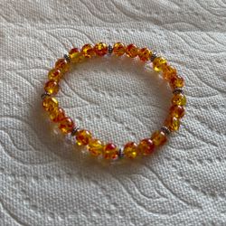 Amber Beads In 6mm.