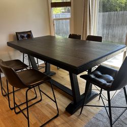 6 Person Dining Table With Chairs 