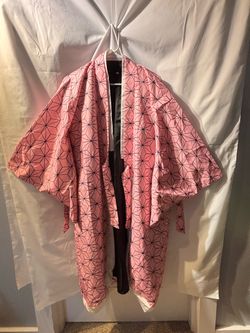 Nezuko Kamado Costume – Demon Slayer – Worn Twice – Fits 11–12 Year Old
