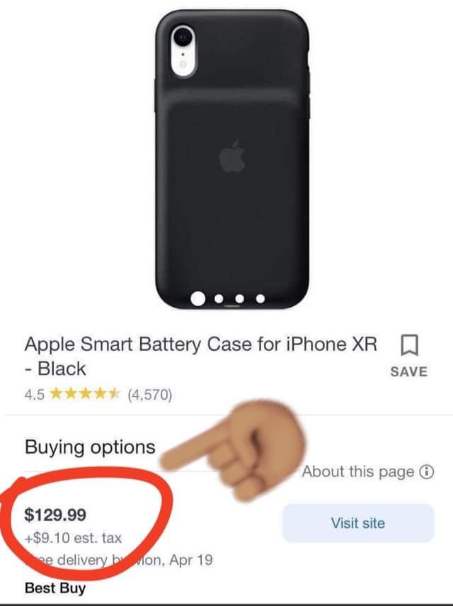 Apple Smart Battery Case For iPhone XR