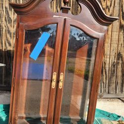 Ethan Allen Georgian Court Dark Wood Cabinet 42x27.75x10.25"