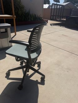 Office Chair with Armrests and Casters