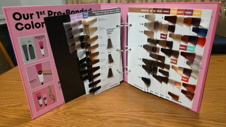 Matrix hair color swatch book