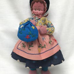 Vintage Portuguese Cloth Doll