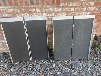 Folding Aluminum Wheelchair Ramps $40 eash of 2