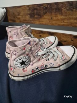 Converse Chuck Taylor All Star EasyOn High Top Sneakers - Doodles Pink Frosting (Size 13C)