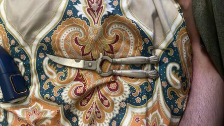 Vintage Silver Handle Clippers