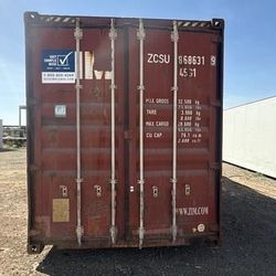 40’ HIGH CUBE SHIPPING CONTAINER 