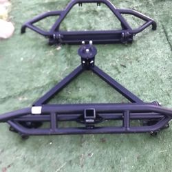 Black Jeep YJ bumpers 