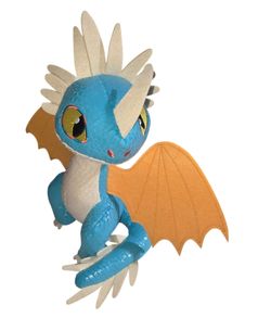 Spin Master How to Train Your Dragon Sitting Deadly Nadder Stormfly" Plush Toy