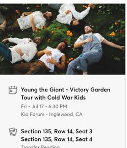 Young the giant 7/17/26 obo