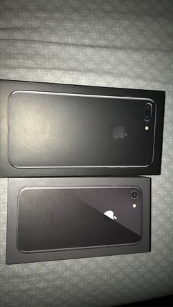 IPhone 7 Plus And 8 Boxes