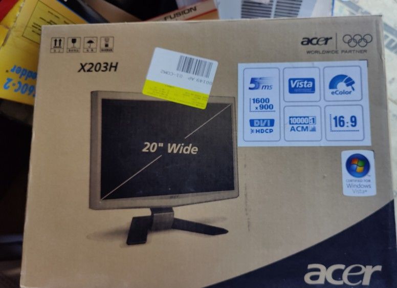 Acer 20-in Monitor X203h -Brand New In Box