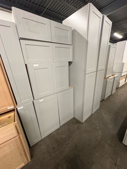 White cabinets