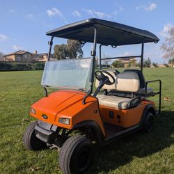 2015 Golf Cart Clark 4 Seater With Flip Down - NEW 48v Lithium Battery And Built In Charger 