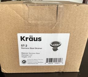 Kraus Stainless Steel Basket Strainer
